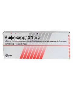 Nifedipine - Nifecard HL tablets with mod.vysh.pokryt.plen.ob. 30 mg 60 pcs. florida Pharmacy Online - florida.buy-pharm.com