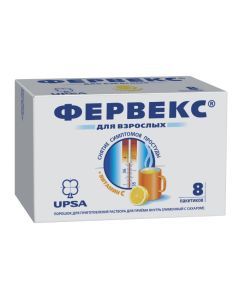 Paracetamol, Fenyramyn, ascorbic acid - Fervex powder for oral solution [lemon with sugar] 8 pcs. florida Pharmacy Online - florida.buy-pharm.com