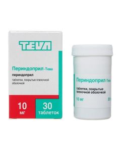 Perindopril - Perindopril-Teva tablets coated.pl.ob. 10 mg 30 pcs. pack florida Pharmacy Online - florida.buy-pharm.com