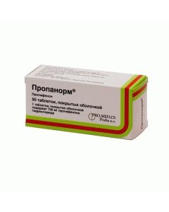 propafenone - Propanorm tablets 150 mg, 50 pcs. florida Pharmacy Online - florida.buy-pharm.com