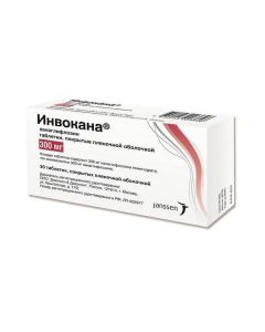 Kanahlyflozyn - Invokana tablets are covered.pl.ob. 300 mg 30 pcs. pack florida Pharmacy Online - florida.buy-pharm.com