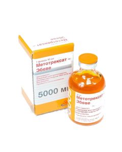 Methotrexate - Methotrexate-Ebeve concentrate for solution for infusions 5000 mg / 50 ml vials 50 ml 1 pc. florida Pharmacy Online - florida.buy-pharm.com