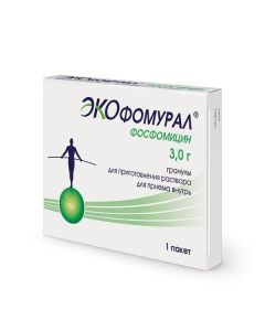 fosfomycin - Ecofomural granules for solution for oral administration 3 g sachets 1 pc. florida Pharmacy Online - florida.buy-pharm.com