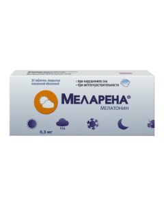 melatonin - Melarena tablets coated. 0.3 mg 30 pcs. florida Pharmacy Online - florida.buy-pharm.com