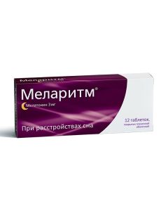 melatonin - Melarithm tablets coated. captive 3 mg 12 pcs. florida Pharmacy Online - florida.buy-pharm.com