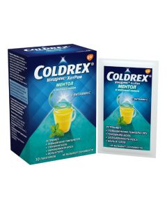 Paracetamol, phenylephrine, ascorbic acid - Coldrex HotRem menthol and honey lemon sachets 5 g 10 pc. florida Pharmacy Online - florida.buy-pharm.com