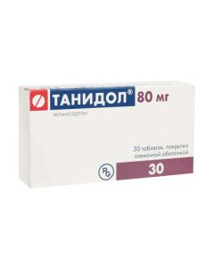 Telmysartan - tanidol tablets coated. captivity. vol. 80 mg 30 pcs. florida Pharmacy Online - florida.buy-pharm.com