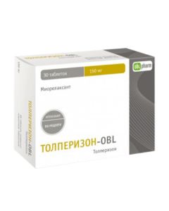 Tolperisone - Tolperisone-OBL tablets coated. 150 mg 30 pcs. florida Pharmacy Online - florida.buy-pharm.com