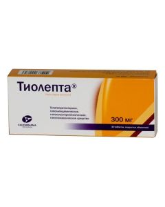 Tyoktovaya acid - Tialept tablets are covered.pl.ob. 300 mg 30 pcs. 30 pcs florida Pharmacy Online - florida.buy-pharm.com