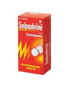 aratsetamol - Solpadein Fast soluble tablets 12 pcs. florida Pharmacy Online - florida.buy-pharm.com