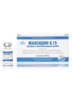 Bis (pyridine-2,6-dicarboxy AT) Germany - Maxidine 0.15 drops eye and intranasal 5 ml vials 5 pcs. (BET) florida Pharmacy Online - florida.buy-pharm.com