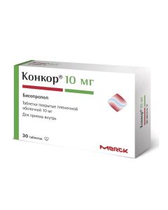 bisoprolol - Concor tablets are coated. 10 mg 30 pcs. florida Pharmacy Online - florida.buy-pharm.com