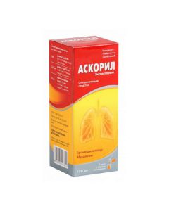 Bromhexine, Gvayfenezin, Salbutamol - Ascoril expectorant syrup, 100 ml florida Pharmacy Online - florida.buy-pharm.com