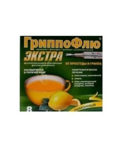 enylephrine, Phenyramine, Ascorbic acid - GrippoFlu sachets with lemon flavor 13 g, 8 pcs. florida Pharmacy Online - florida.buy-pharm.com