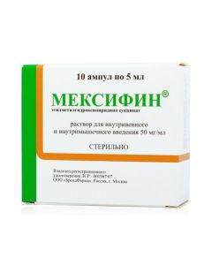 etylmetylhydroksypyrydyna succinate - Mexifine ampoules 50 mg / ml 5 ml, 10 pcs. florida Pharmacy Online - florida.buy-pharm.com