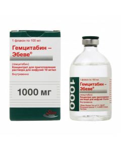 gemcitabine - Gemcitabine-Ebeve concentrate for solution for infusions 10 mg / ml 100 ml bottle 1 pc. florida Pharmacy Online - florida.buy-pharm.com