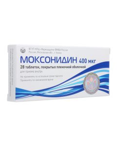 Moksonydyn - Moxonidine tablets 0.4 mg, 28 pcs. florida Pharmacy Online - florida.buy-pharm.com