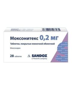 moxonidine - Moxonitex tablets coated.pl.ob. 200 mcg 28 pcs. florida Pharmacy Online - florida.buy-pharm.com