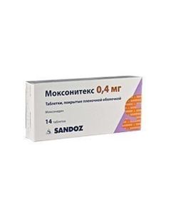 moxonidine - Moxonitex tablets coated.pl.ob. 400 mcg 14 pcs. florida Pharmacy Online - florida.buy-pharm.com