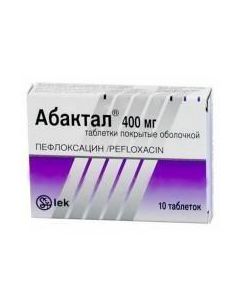 pefloksatsina - Abactal tablets are coated. 400 mg, 10 pcs. florida Pharmacy Online - florida.buy-pharm.com