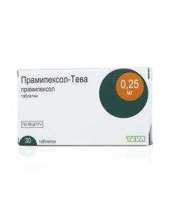 Pramipexole - Pramipexole-Teva tablets 250 mg, 30 pcs. florida Pharmacy Online - florida.buy-pharm.com