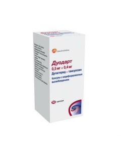 tamsulosin, dutasteride - Duodart capsules with modif. exp. 0.5 mg + 0.4 mg 90 pcs florida Pharmacy Online - florida.buy-pharm.com