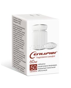 Hydrazine sulfate - Sehydrin tablets enteric-soluble 60 mg 50 pcs. florida Pharmacy Online - florida.buy-pharm.com