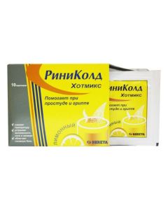 Caffeine, Paracetamol, Chlorphenamine, Phenylephrine - Rinicold Hot Mix rr for oral administration Lemon powder 10 pcs. florida Pharmacy Online - florida.buy-pharm.com