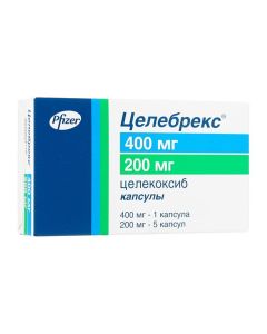 Celecoxib - Celebrex capsules 400 mg 1 pc. + 200 mg 5 pcs. pack florida Pharmacy Online - florida.buy-pharm.com