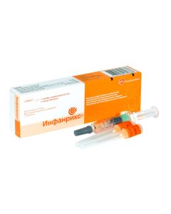 Vaccine for the prevention of diphtheria, pertussis and tetanus - Infanrix syringe, 1 dose 0.5 ml florida Pharmacy Online - florida.buy-pharm.com