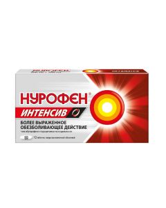 Ibuprofen, Paracetamol - Nurofen Intensive painkiller tablets 200 mg + 500 mg 12 pcs. florida Pharmacy Online - florida.buy-pharm.com