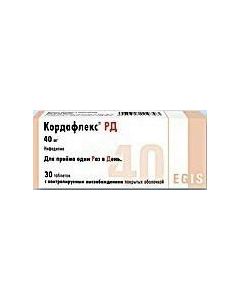 nifedipine - Kordafleks RD tablets is covered.ob.s.cont. 40 mg 30 pcs. florida Pharmacy Online - florida.buy-pharm.com