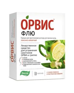 Paracetamol, Fenyramyn , Ascorbic acid - ORVIS fly powder d / prig. r-ra lemon-ginger 500 mg + 25 mg + 200 mg 10 pcs. florida Pharmacy Online - florida.buy-pharm.com