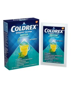 Paracetamol, phenylephrine, ascorbic acid - Coldrex HotRem menthol and honey lemon sachets 5 g 5 pc. florida Pharmacy Online - florida.buy-pharm.com