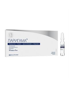 pyridoxine, thiamine, tsianokobalamina , Lidocaine - Larigama solution for in / mouse. introduction of 2 ml of 10 pieces. florida Pharmacy Online - florida.buy-pharm.com