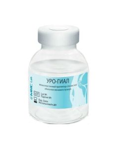 Sodium hyaluronat - Uro-Gial solution pH 6.5 - 7.5 bottle of 50 ml florida Pharmacy Online - florida.buy-pharm.com