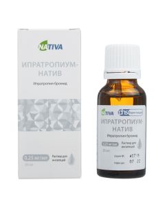 Ypratropyya bromide - Ipratropium-native aerosol inhalation solution 0.25 mg / ml, 20 ml 1 pc. florida Pharmacy Online - florida.buy-pharm.com