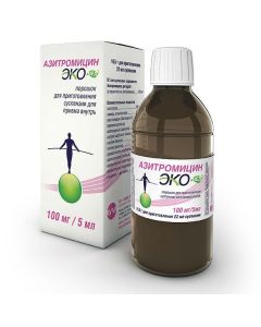 Azithromycin - Azithromycin Ekomed powder for prig.suspension d / oral 100 mg / 5 ml 16.5 g bottle 1 pc. florida Pharmacy Online - florida.buy-pharm.com