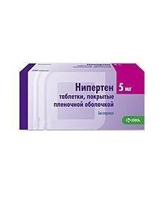 bisoprolol - Niperten tablets 5 mg, 30 pcs. florida Pharmacy Online - florida.buy-pharm.com