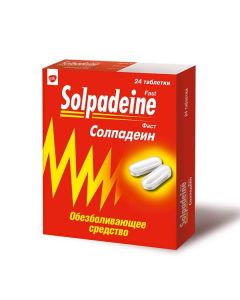 caffeine, paracetamol - Solpadein Fast tablets 24 pcs. florida Pharmacy Online - florida.buy-pharm.com