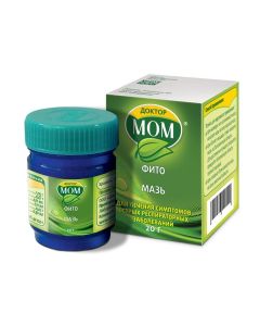 Camphor, Walnut shell oil, Turpentine zhiv, Timol, Eucalyptus prut.ly leaf oil, Levomentol - Dr. Mom Phyto ointment for external use 20 g florida Pharmacy Online - florida.buy-pharm.com