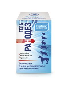 Furagin, Methyluracilum, ekstrakt propolis - Pchelodar Ranodesis gel wound healing 20 g (BET) florida Pharmacy Online - florida.buy-pharm.com