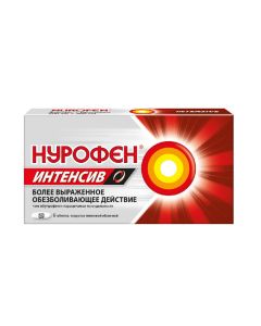 Ibuprofen, Paracetamol - Nurofen Intensive painkiller tablets 200 mg + 500 mg 6 pcs. florida Pharmacy Online - florida.buy-pharm.com