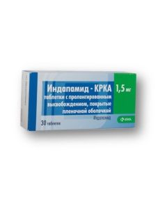 indapamide - Indapamide-Krka tablets with prolong. released. covered by square about. 1,5mg 30 pcs florida Pharmacy Online - florida.buy-pharm.com