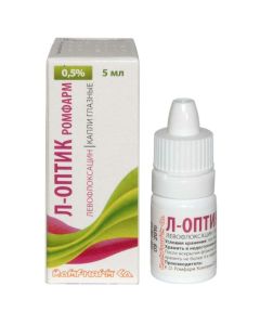 Levofloxacin - L-Optik Romfarm eye drops 0.5% 5 ml florida Pharmacy Online - florida.buy-pharm.com