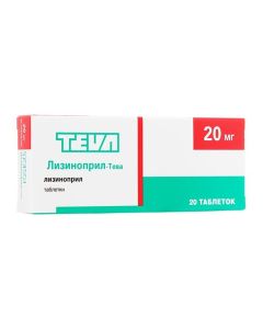 lisinopril - Lisinopril-Teva tablets 20 mg 20 pcs. florida Pharmacy Online - florida.buy-pharm.com