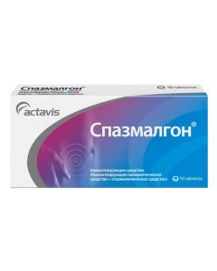 metamizol sodium, Pytofenon, Fenpyverynyya bromide - Spazmalgon tablets 10 pcs. florida Pharmacy Online - florida.buy-pharm.com
