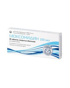 Moksonydyn - Moxonidine tablets 0.2 mg, 28 pcs. florida Pharmacy Online - florida.buy-pharm.com