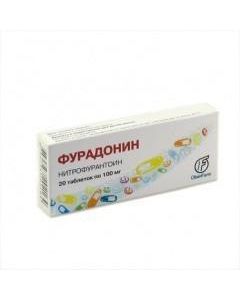 nitrofurantoin - Furadonin tablets 100 mg, 20 pcs. florida Pharmacy Online - florida.buy-pharm.com