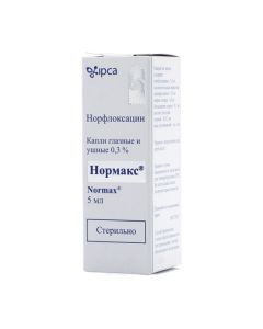 norfloxacin - Normax eye and ear drops 0.3%, 5 ml florida Pharmacy Online - florida.buy-pharm.com